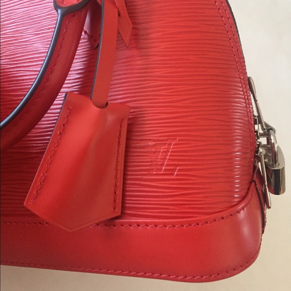 ❌SOLD❌ Louis Vuitton LV Alma BB epi coquelicot red - Picture 10 of 17